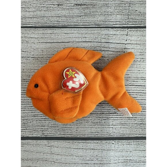 Goldie 1993 TY Beanie Babies 4th Generation Swing 3rd Tush Tag PVC Pellets NEW - Picture 1 of 7